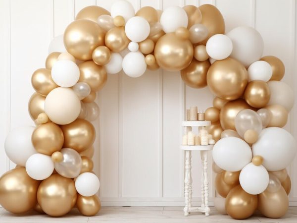 Como criar um arco de balão desconstruído?
